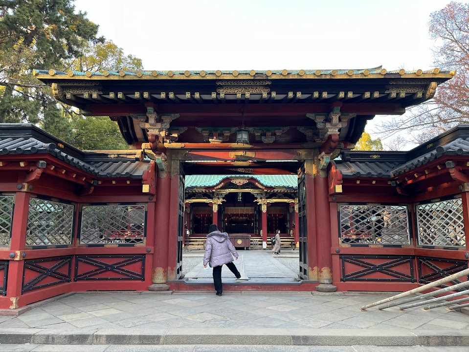 東京都內大學／神社紀錄：東京都文京區根津神社唐門