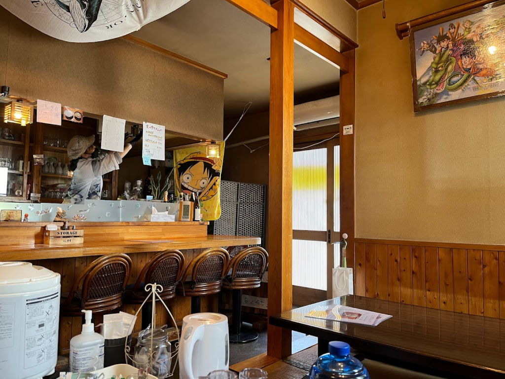 東京都內大學／神社紀錄：ちょっと寄り道 【御食事処】餐廳內部