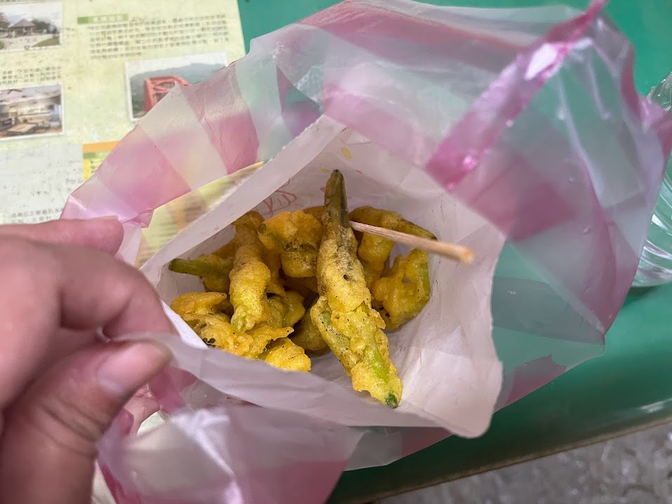 昶慶農園的炸金針菇